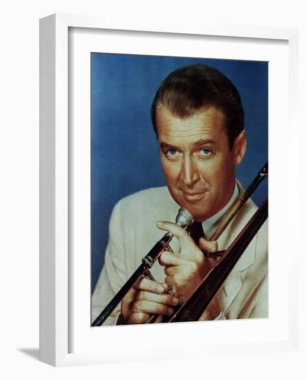 The Glenn Miller Story, James Stewart, 1954-null-Framed Photo