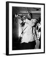 The Glenn Miller Story, Louis Armstrong, 1954-null-Framed Premium Photographic Print