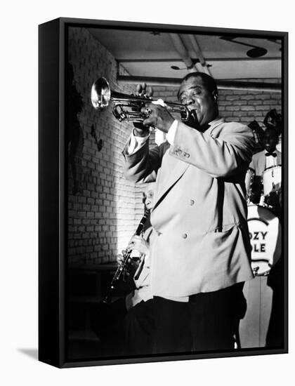 The Glenn Miller Story, Louis Armstrong, 1954-null-Framed Stretched Canvas