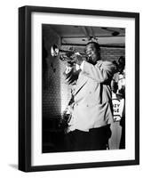 The Glenn Miller Story, Louis Armstrong, 1954-null-Framed Photo