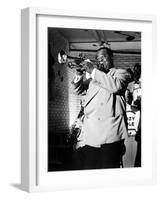 The Glenn Miller Story, Louis Armstrong, 1954-null-Framed Photo