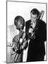 The Glenn Miller Story, Louis Armstrong, James Stewart, 1954-null-Mounted Photo