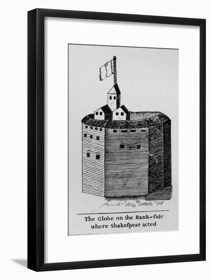 The Globe on the Bank-side where Shakespeare acted, c1600, (1912)-null-Framed Giclee Print