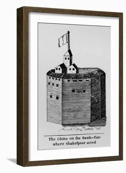 The Globe on the Bank-side where Shakespeare acted, c1600, (1912)-null-Framed Giclee Print