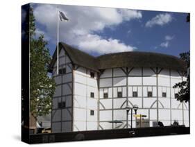 The Globe Theatre, Bankside, London, England, United Kingdom-David Hughes-Stretched Canvas