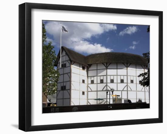 The Globe Theatre, Bankside, London, England, United Kingdom-David Hughes-Framed Photographic Print