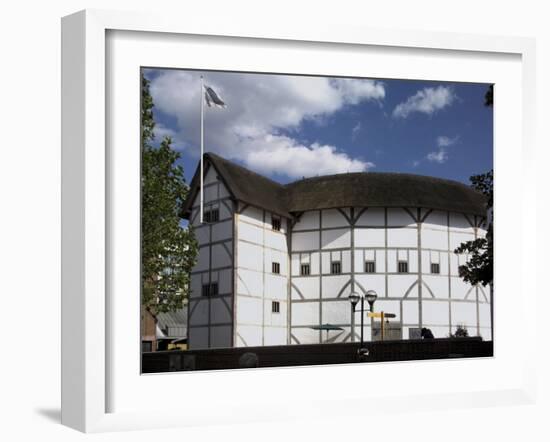 The Globe Theatre, Bankside, London, England, United Kingdom-David Hughes-Framed Photographic Print