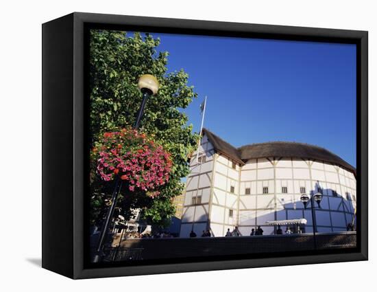 The Globe Theatre, Bankside, London, England, United Kingdom-Mark Mawson-Framed Stretched Canvas