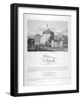 The Globe Theatre, Bankside, Southwark, London, 1810-null-Framed Giclee Print