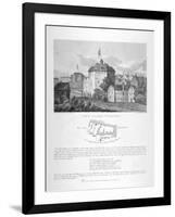 The Globe Theatre, Bankside, Southwark, London, 1810-null-Framed Giclee Print