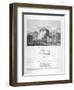 The Globe Theatre, Bankside, Southwark, London, 1810-null-Framed Premium Giclee Print