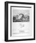 The Globe Theatre, Bankside, Southwark, London, 1810-null-Framed Premium Giclee Print