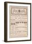 the Globe Theatre Programme', 21st April, 1884-null-Framed Giclee Print