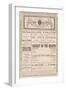 the Globe Theatre Programme', 21st April, 1884-null-Framed Giclee Print