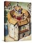 The Globe Theatre-English School-Stretched Canvas