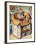 The Globe Theatre-English School-Framed Giclee Print