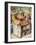 The Globe Theatre-English School-Framed Giclee Print