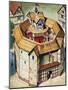 The Globe Theatre-English School-Mounted Giclee Print