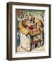 The Globe Theatre-English School-Framed Giclee Print