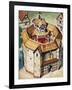 The Globe Theatre-English School-Framed Giclee Print