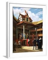 The Globe Theatre-Ralph Bruce-Framed Giclee Print