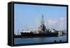 The Glomar Explorer Ship-null-Framed Stretched Canvas