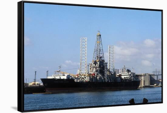 The Glomar Explorer Ship-null-Framed Stretched Canvas