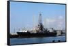 The Glomar Explorer Ship-null-Framed Stretched Canvas