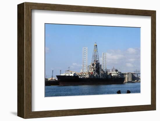 The Glomar Explorer Ship-null-Framed Photographic Print