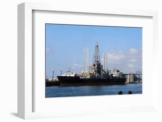 The Glomar Explorer Ship-null-Framed Photographic Print