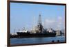 The Glomar Explorer Ship-null-Framed Photographic Print