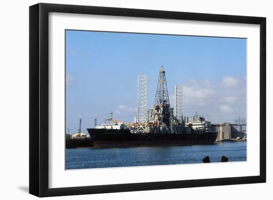 The Glomar Explorer Ship-null-Framed Photographic Print