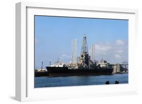 The Glomar Explorer Ship-null-Framed Photographic Print