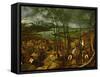 The Gloomy Day, Spring, 1559-Pieter Bruegel the Elder-Framed Stretched Canvas