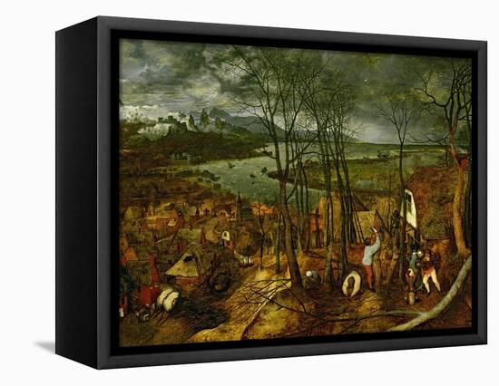 The Gloomy Day, Spring, 1559-Pieter Bruegel the Elder-Framed Stretched Canvas