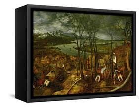 The Gloomy Day, Spring, 1559-Pieter Bruegel the Elder-Framed Stretched Canvas