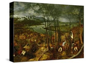 The Gloomy Day, Spring, 1559-Pieter Bruegel the Elder-Stretched Canvas