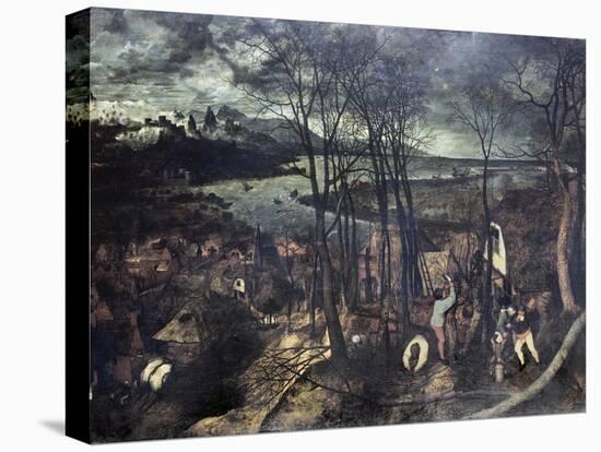 The Gloomy Day-Pieter Bruegel the Elder-Stretched Canvas