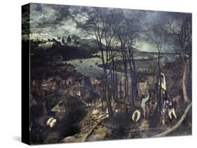 The Gloomy Day-Pieter Bruegel the Elder-Stretched Canvas