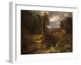 The Gloomy Days of 1776-George Inness, Sr.-Framed Giclee Print