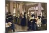 The Gloppe Pastry Shop-Jean Béraud-Mounted Art Print