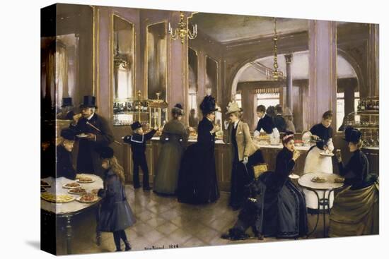 The Gloppe Pastry Shop-Jean Béraud-Stretched Canvas