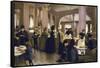 The Gloppe Pastry Shop-Jean Béraud-Framed Stretched Canvas