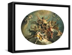 The Glorification of St Sebastian, Late 17Th/Early 18th Century-Sebastiano Ricci-Framed Stretched Canvas