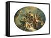 The Glorification of St Sebastian, Late 17Th/Early 18th Century-Sebastiano Ricci-Framed Stretched Canvas