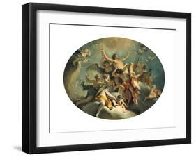 The Glorification of St Sebastian, Late 17Th/Early 18th Century-Sebastiano Ricci-Framed Giclee Print