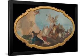 The Glorification of the Barbaro Family, c.1750-Giovanni Battista Tiepolo-Framed Giclee Print