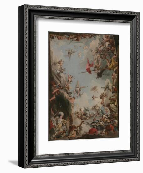 The Glorification of the Giustiniani Family, 1783-Giandomenico Tiepolo-Framed Giclee Print