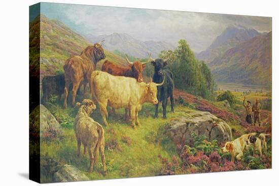 The Glorious 12th August, Loch Em-Basil Bradley-Stretched Canvas