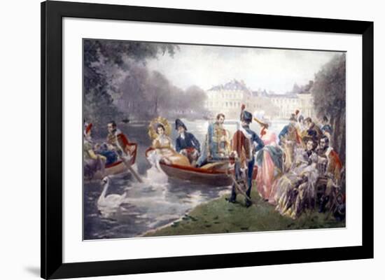 The Glorious Days of Fontainebleau-V^ De Paredes-Framed Art Print